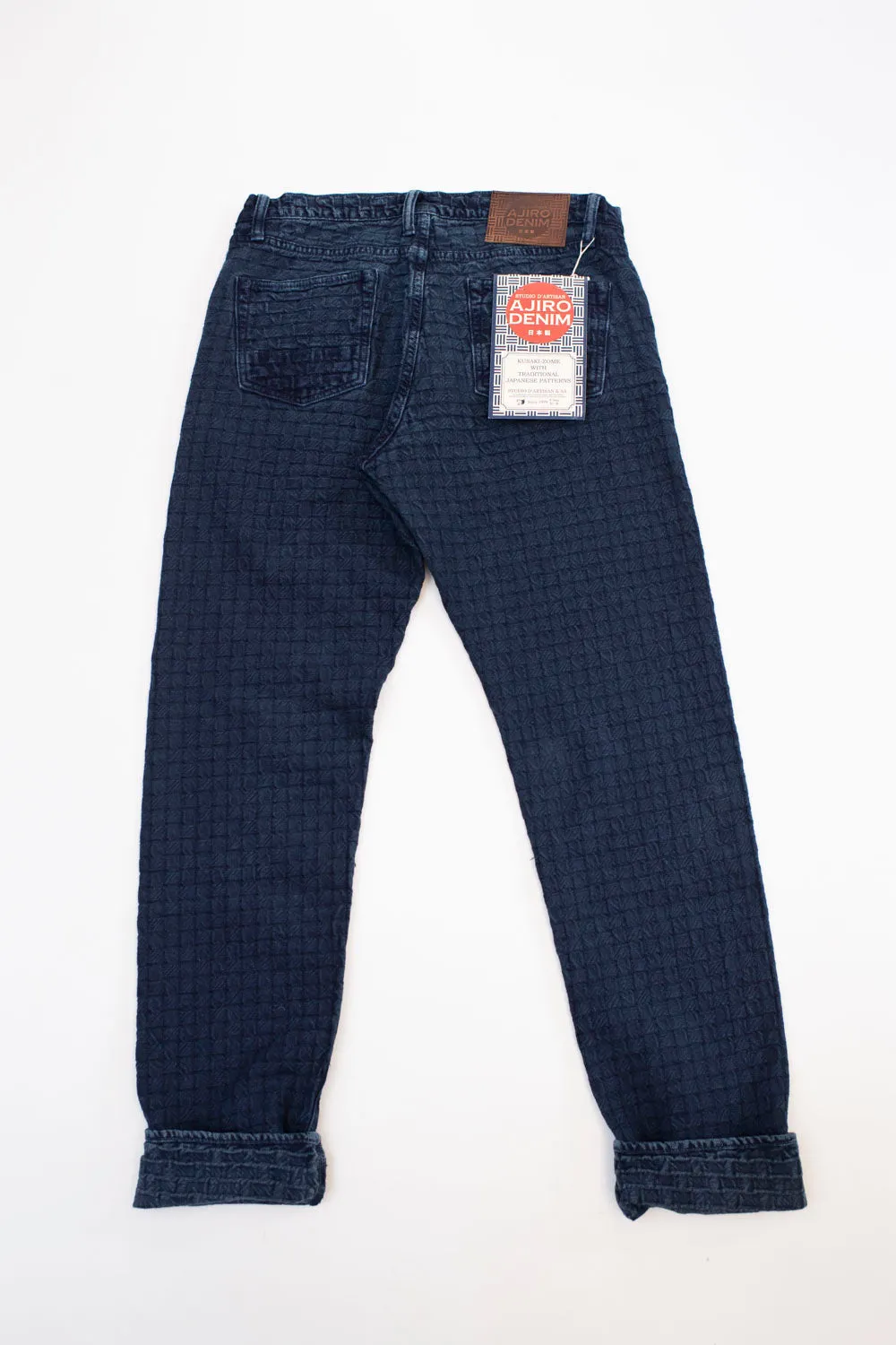 D1865S - "Ajiro Denim" Selvedge Jeans - Indigo Dyed