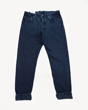 D1865S - "Ajiro Denim" Selvedge Jeans - Indigo Dyed