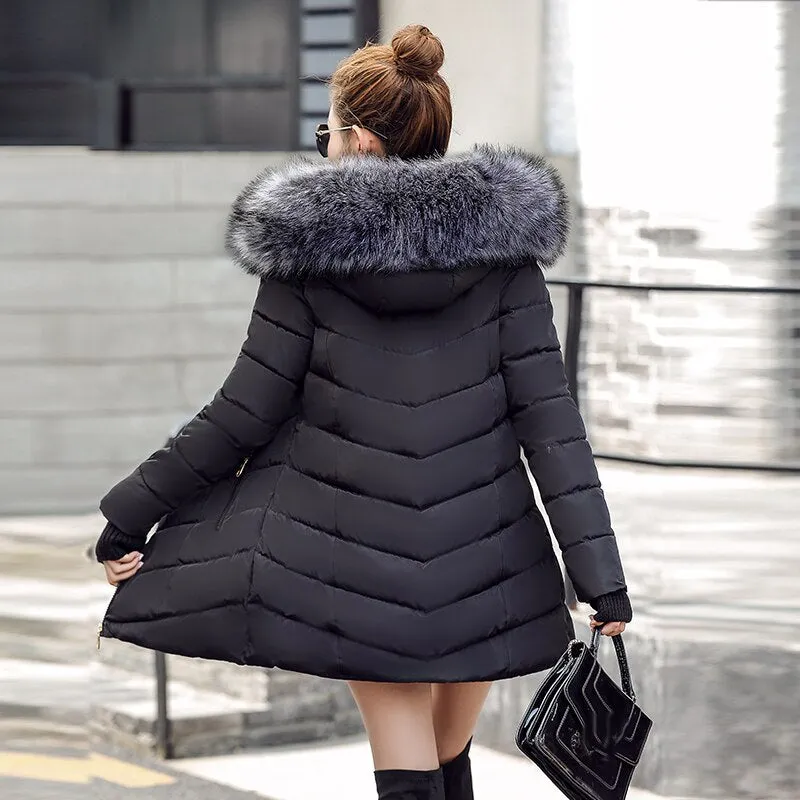 Fashion Slim Women Winter Jacket