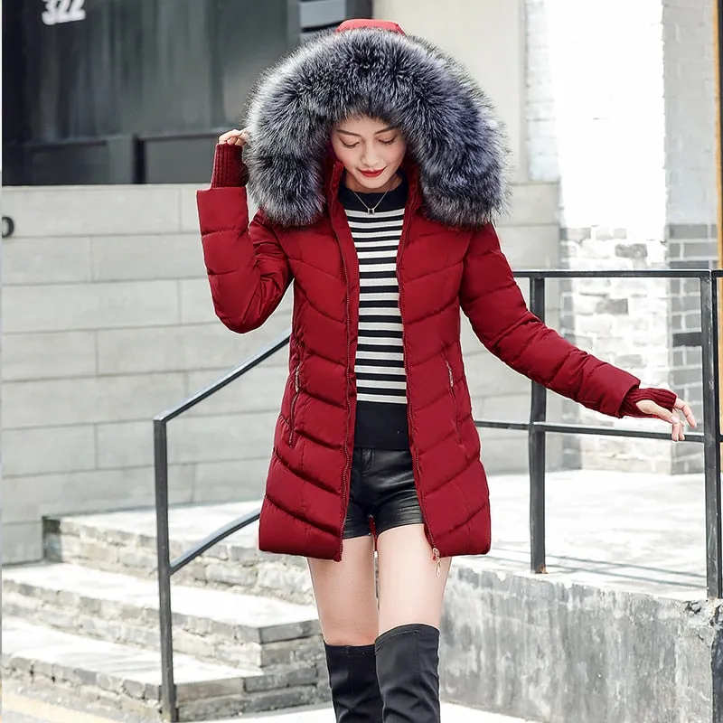 Fashion Slim Women Winter Jacket