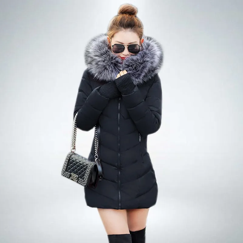 Fashion Slim Women Winter Jacket