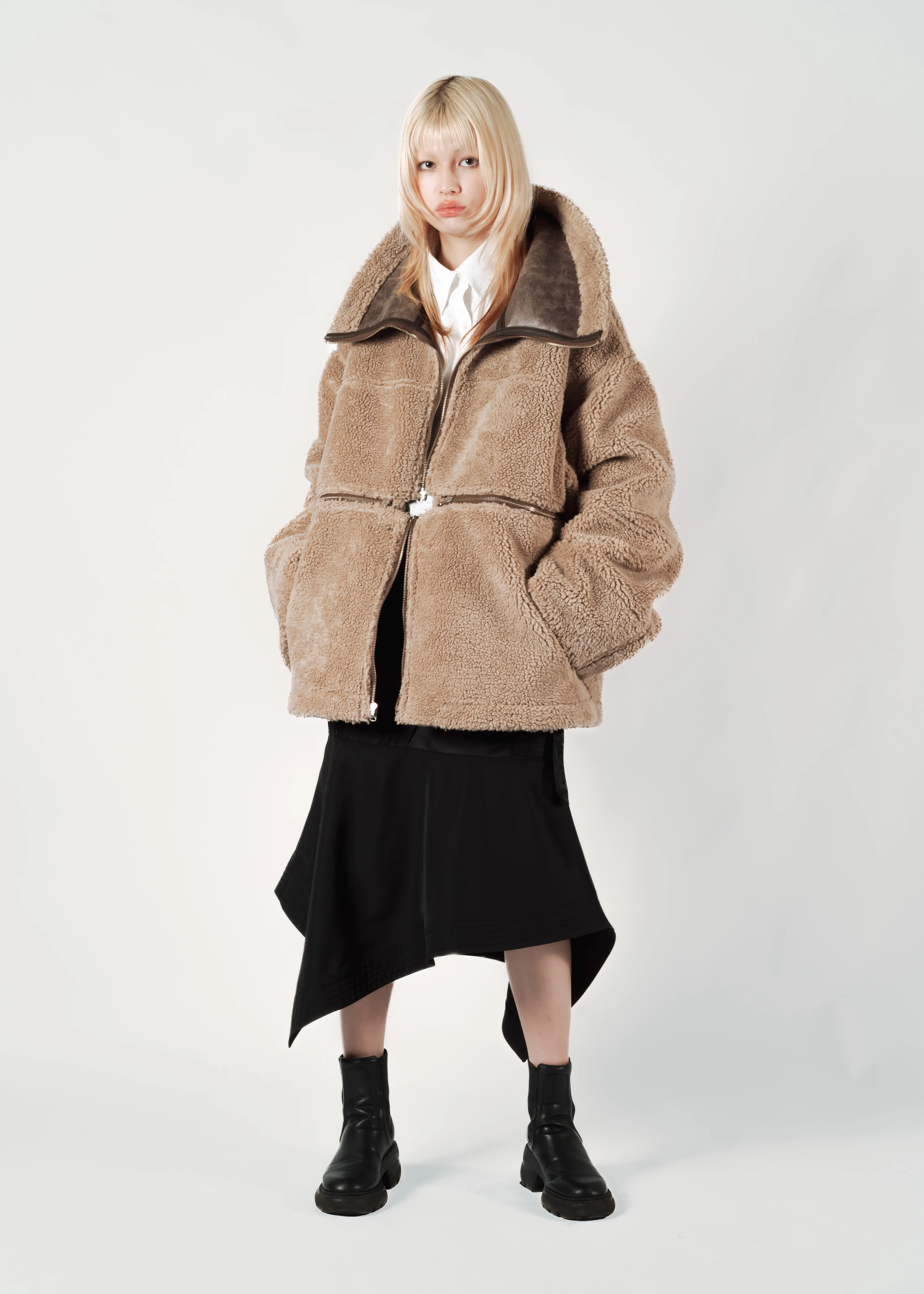 FAUX MOUTON  COAT