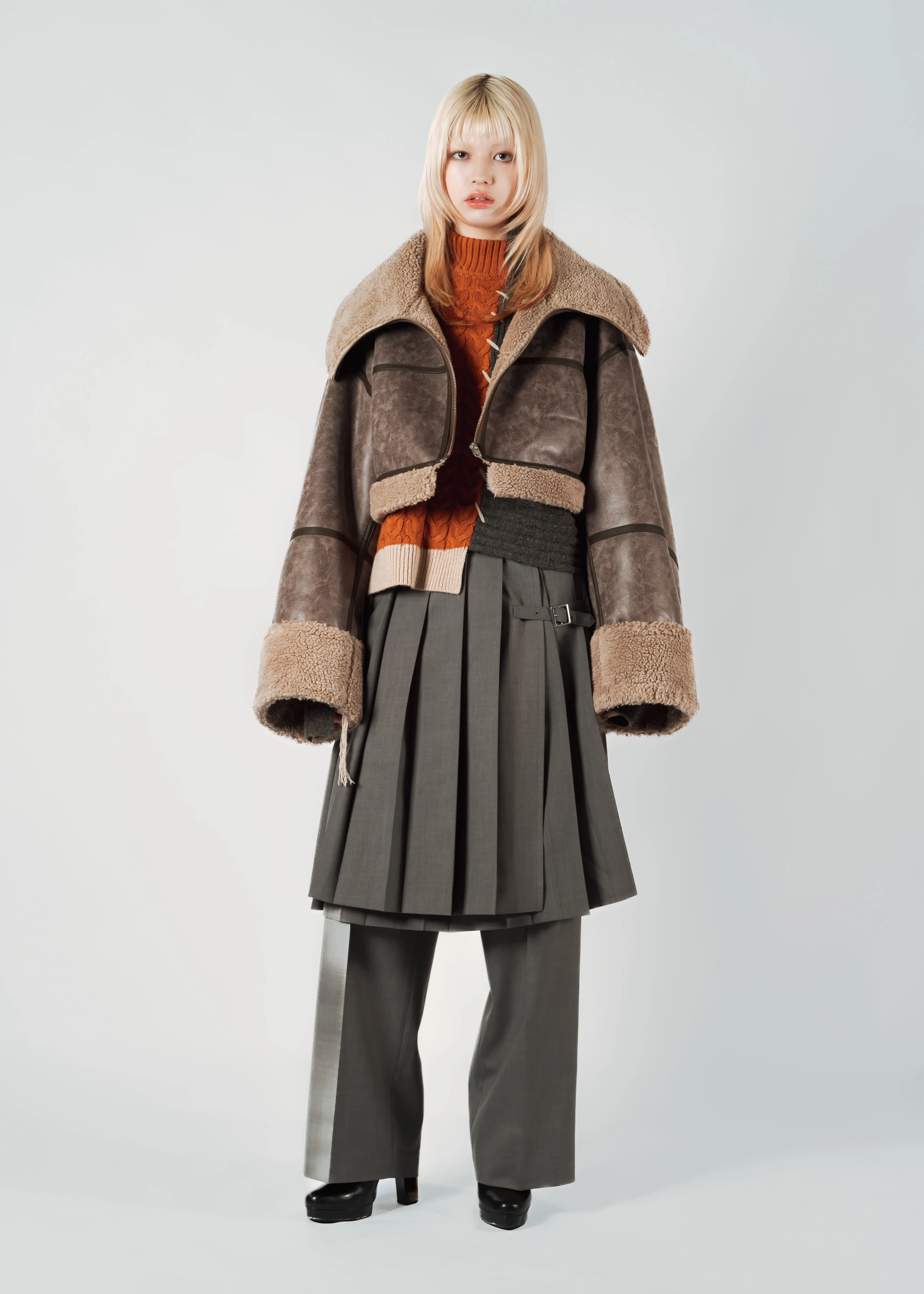 FAUX MOUTON  COAT