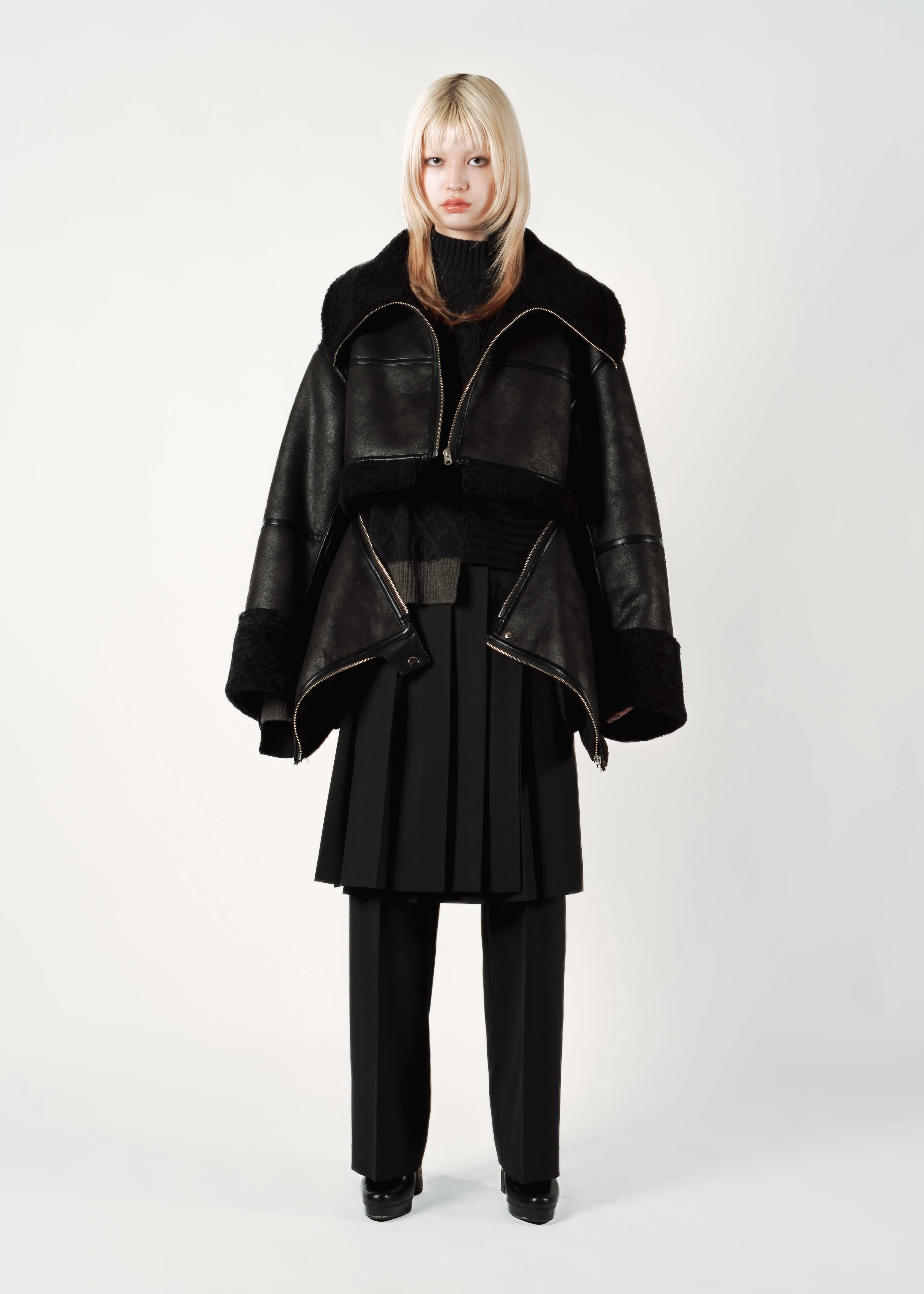 FAUX MOUTON  COAT