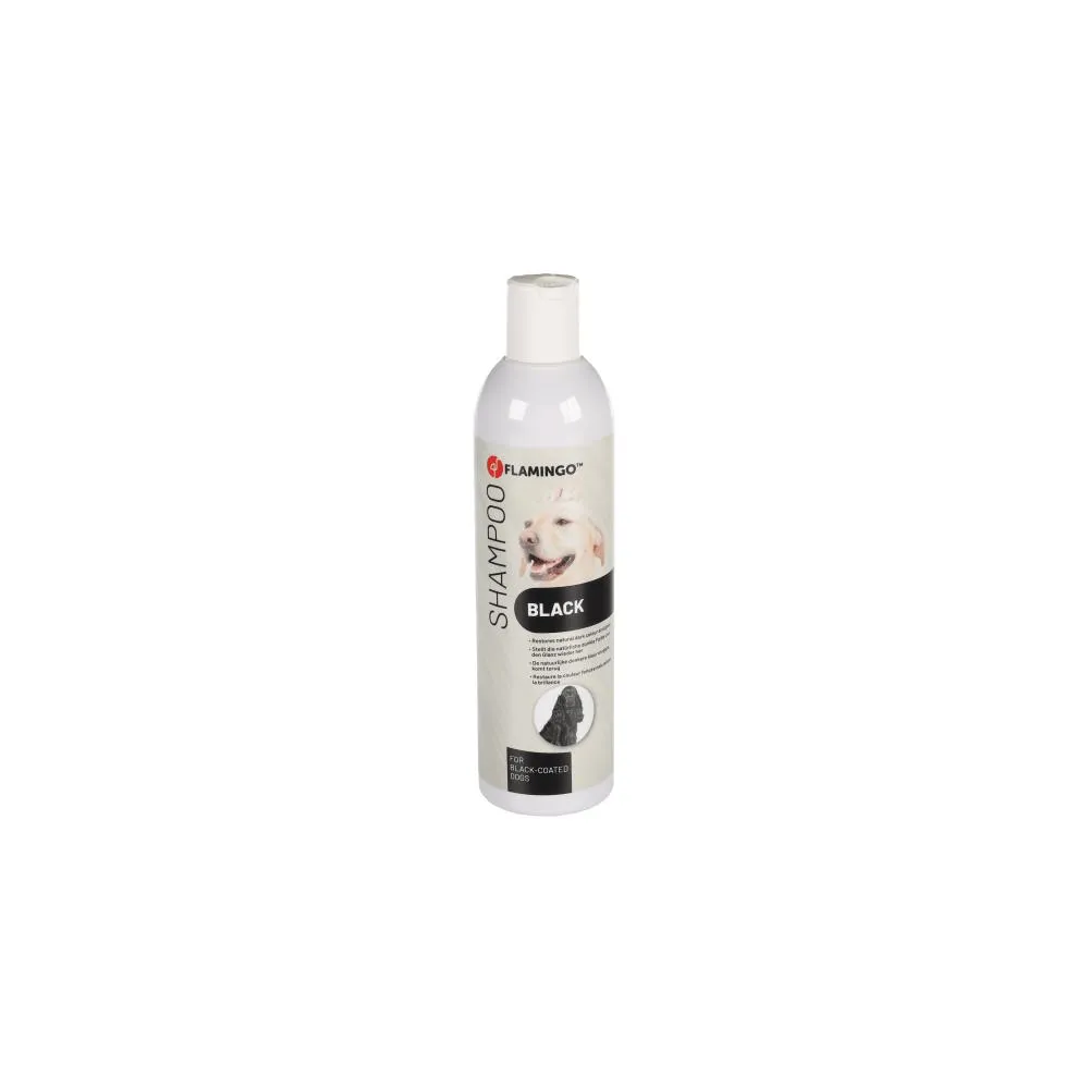 Flamingo Black Coat Dog Shampoo 300ml