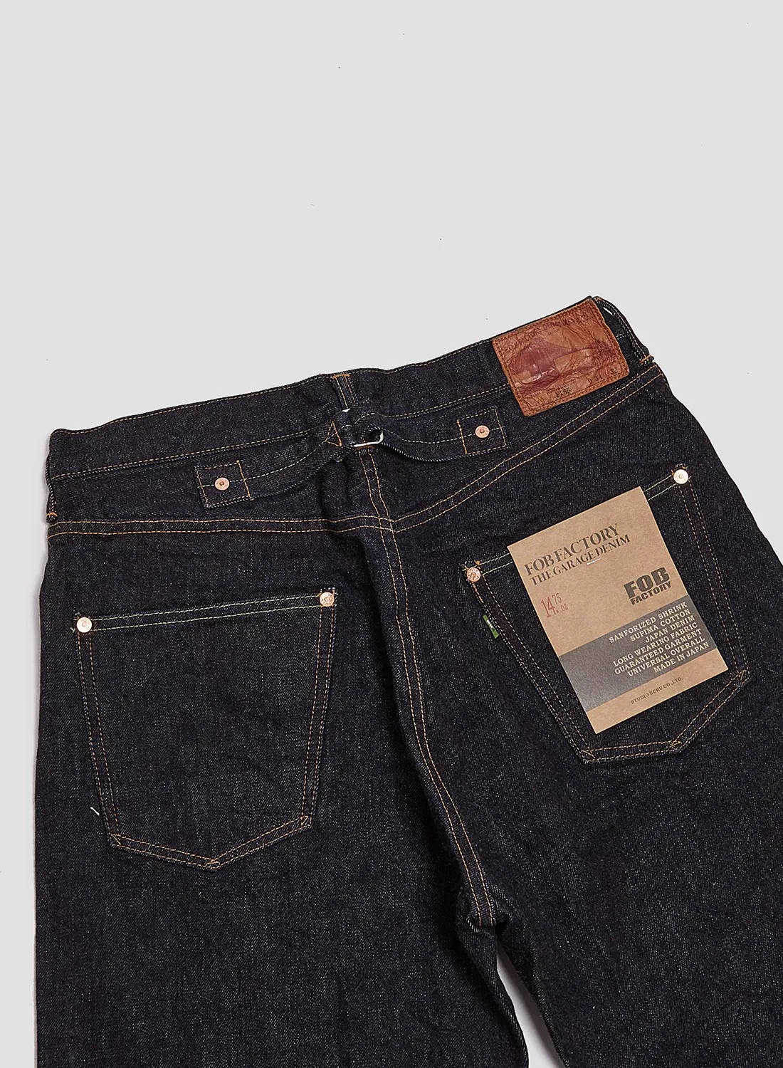 FOB Factory Selvedge Garage Denim 5P Indigo