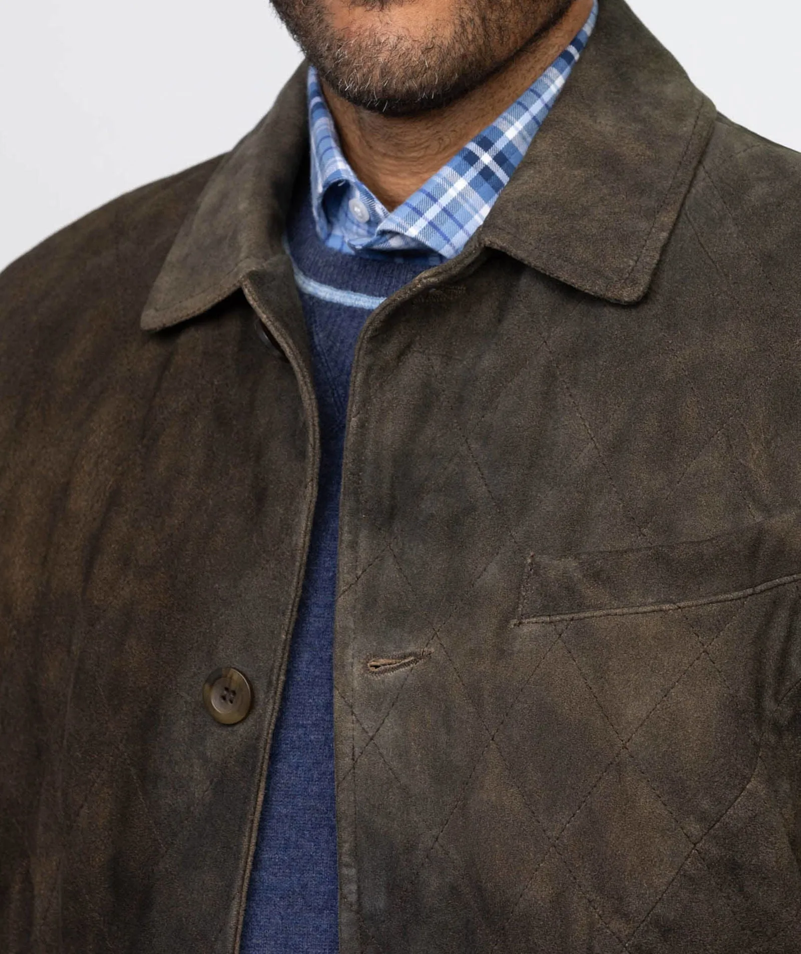 Foley Suede Field Coat