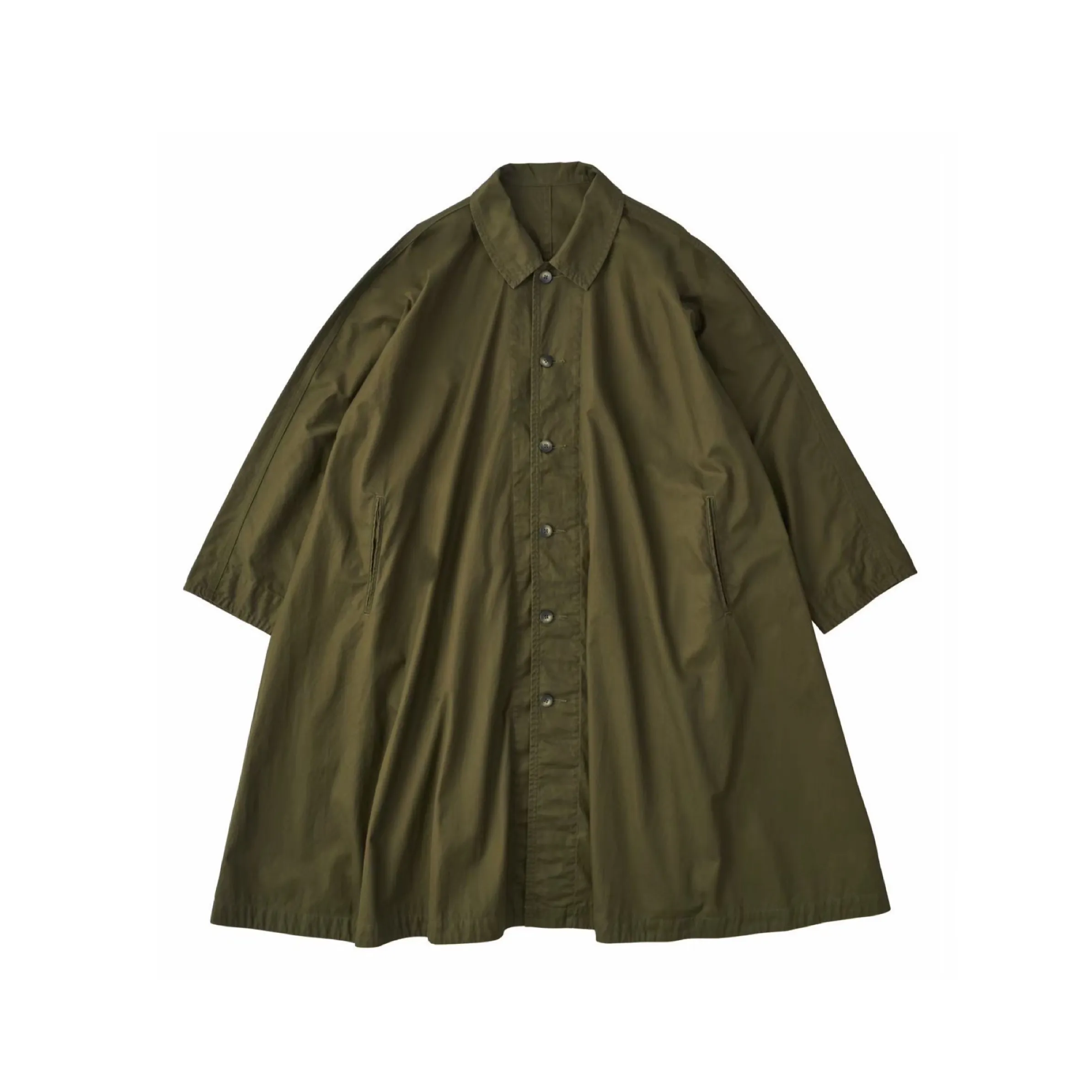 GABARDINE SWING COAT