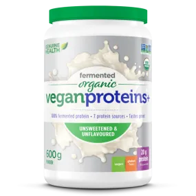 Genuine Health Organic Fermented Vegan Proteins  - Unflavoured (600g)