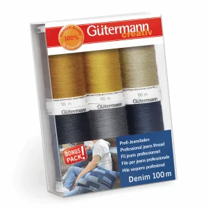 Gutermann Thread Set Denim 6 x 100m