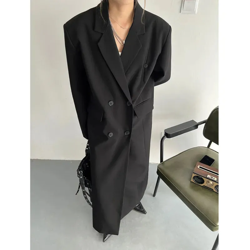 HEYFANCYSTYLE Soft Oversized Trench Coat