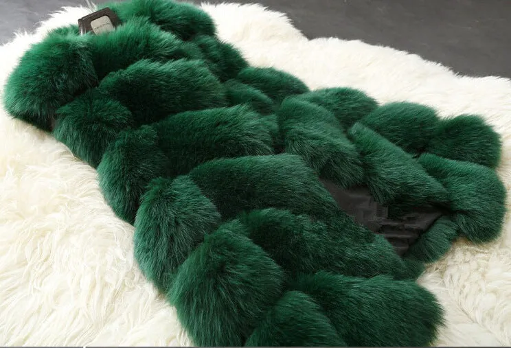 High-Grade Faux  Fur Coat