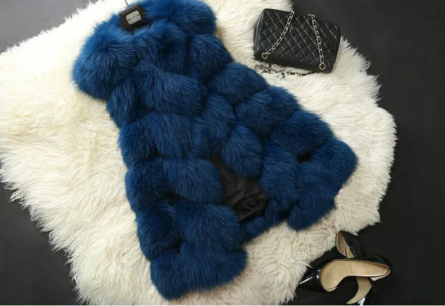 High-Grade Faux  Fur Coat