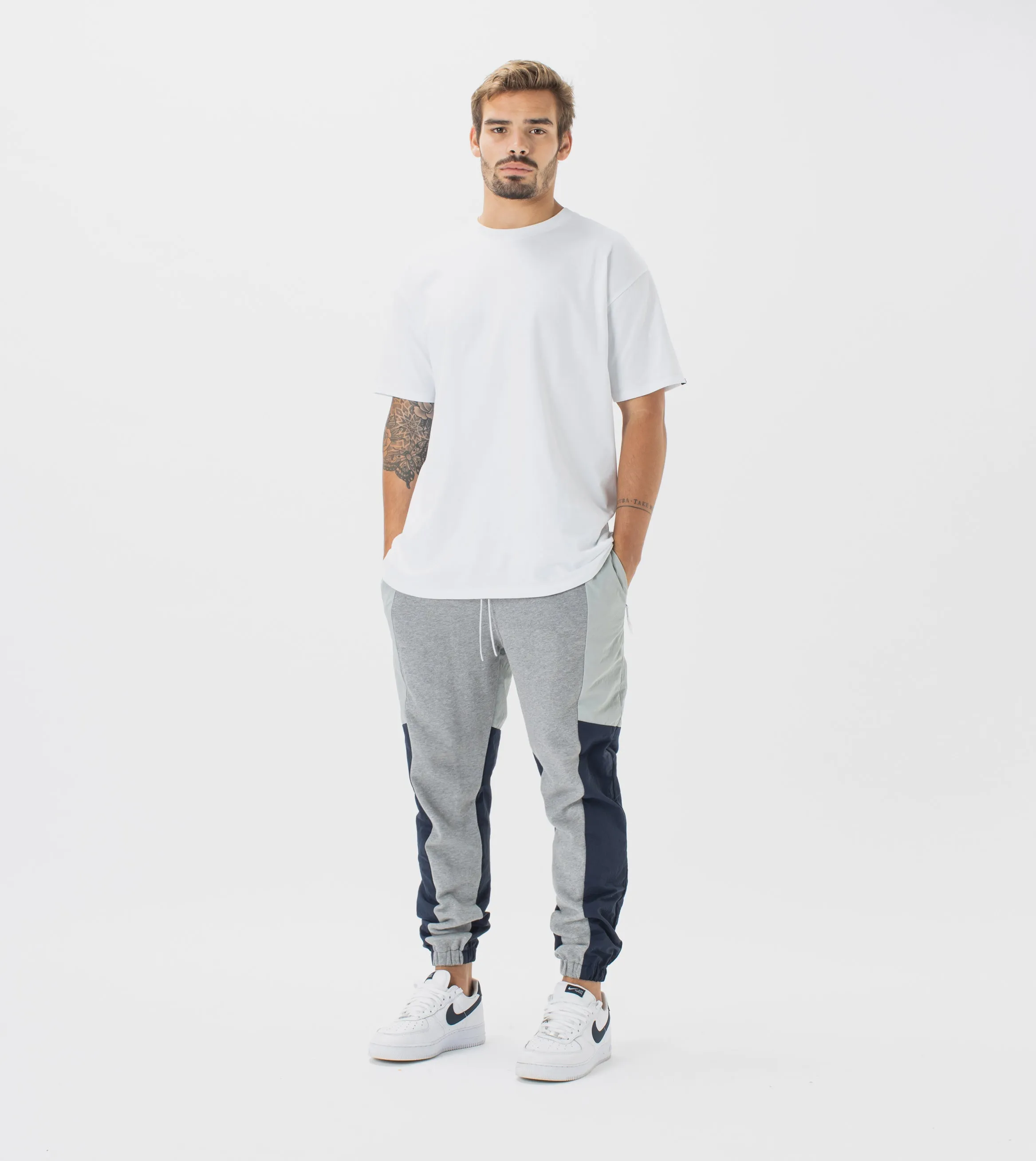 Jumpa Track Jogger Dk Grey Marle/Indigo