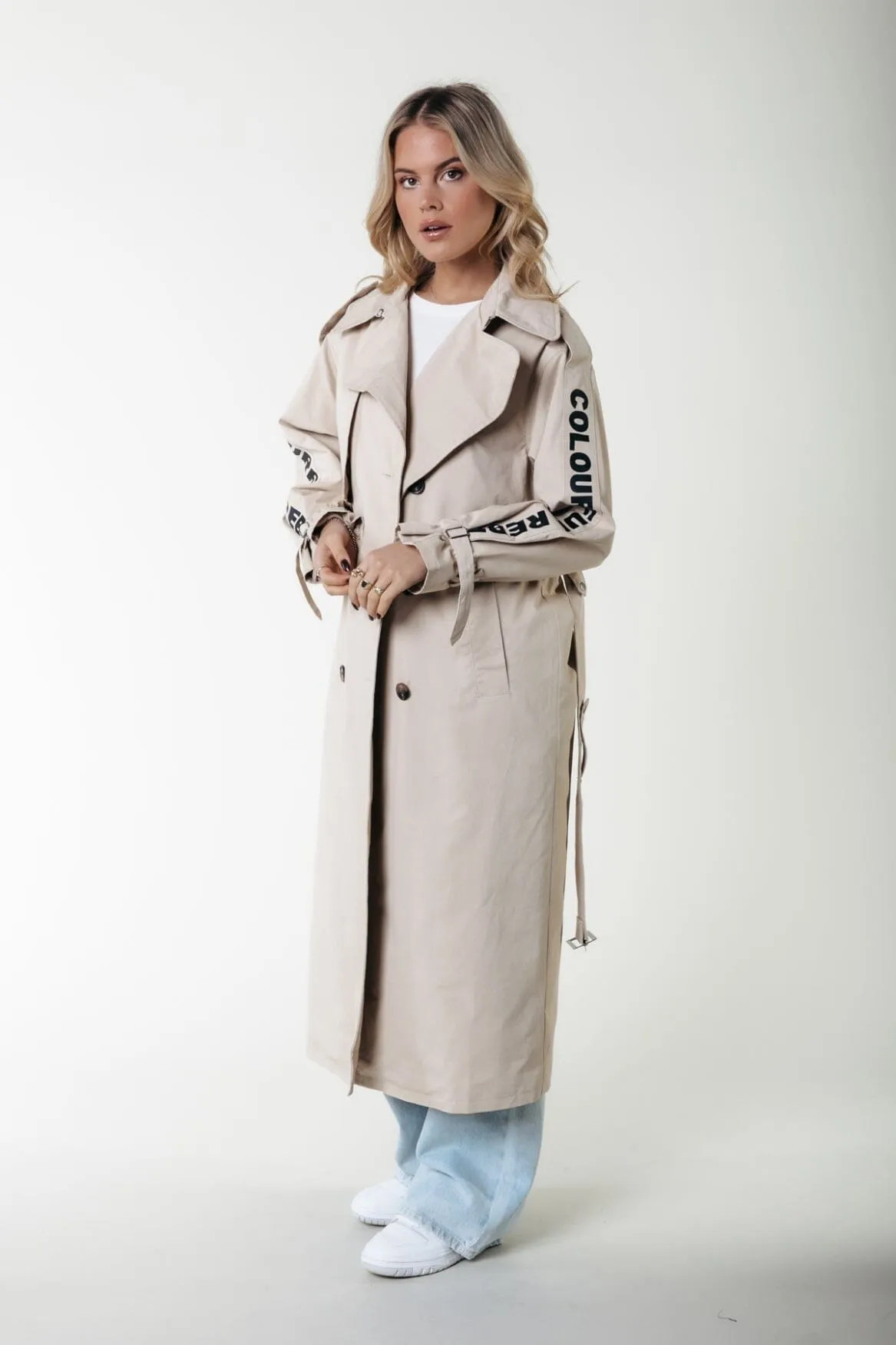 Kaia Trenchcoat | Light sand