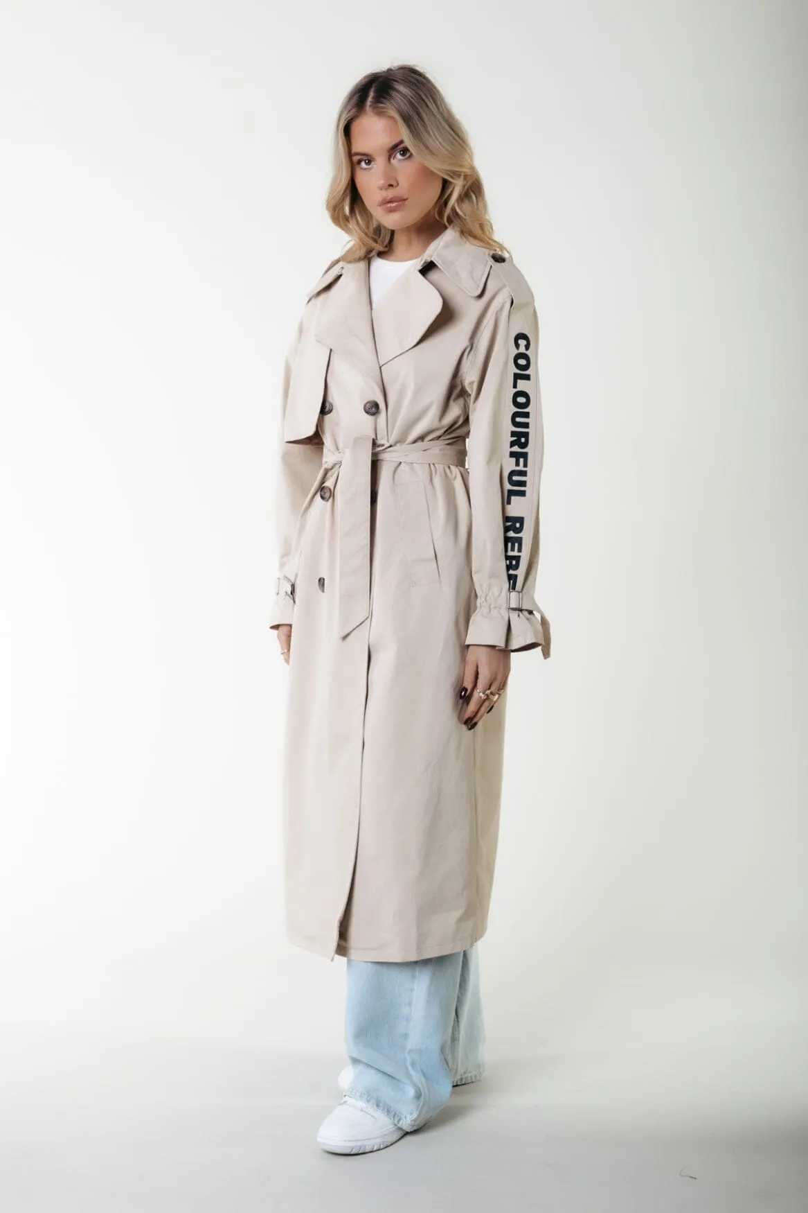 Kaia Trenchcoat | Light sand