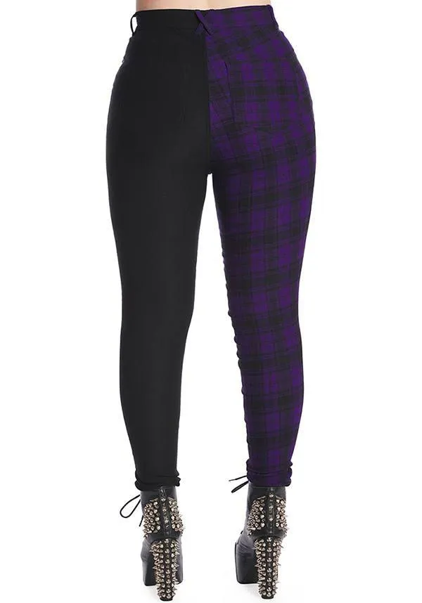 Kaori [Purple/Black] | PANTS