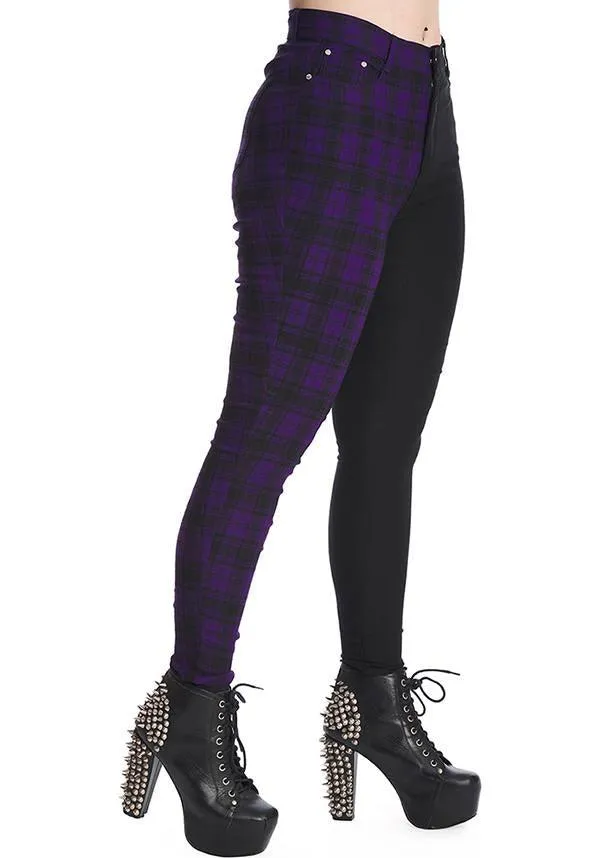 Kaori [Purple/Black] | PANTS