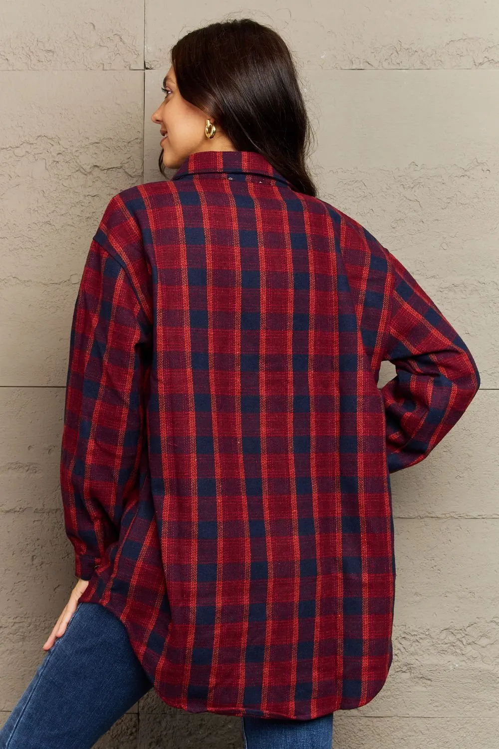 Katrina Plaid Shacket Jacket - 8 Colors