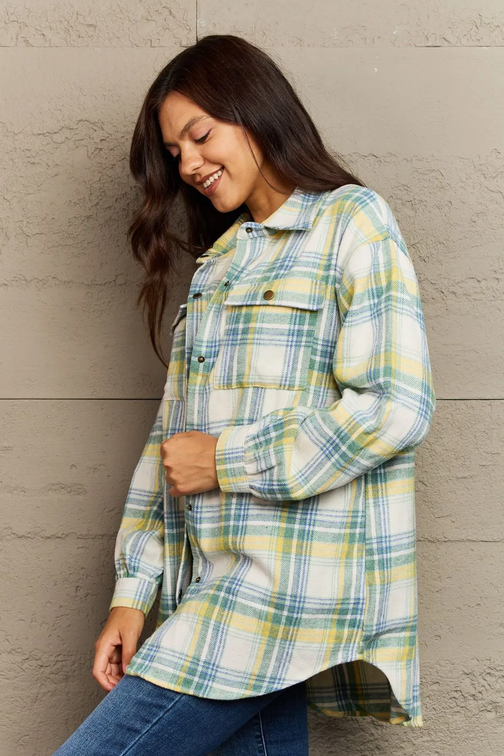 Katrina Plaid Shacket Jacket - 8 Colors