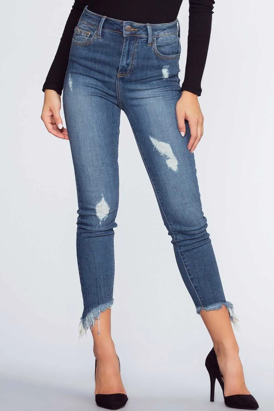 Kensington Frayed Jeans