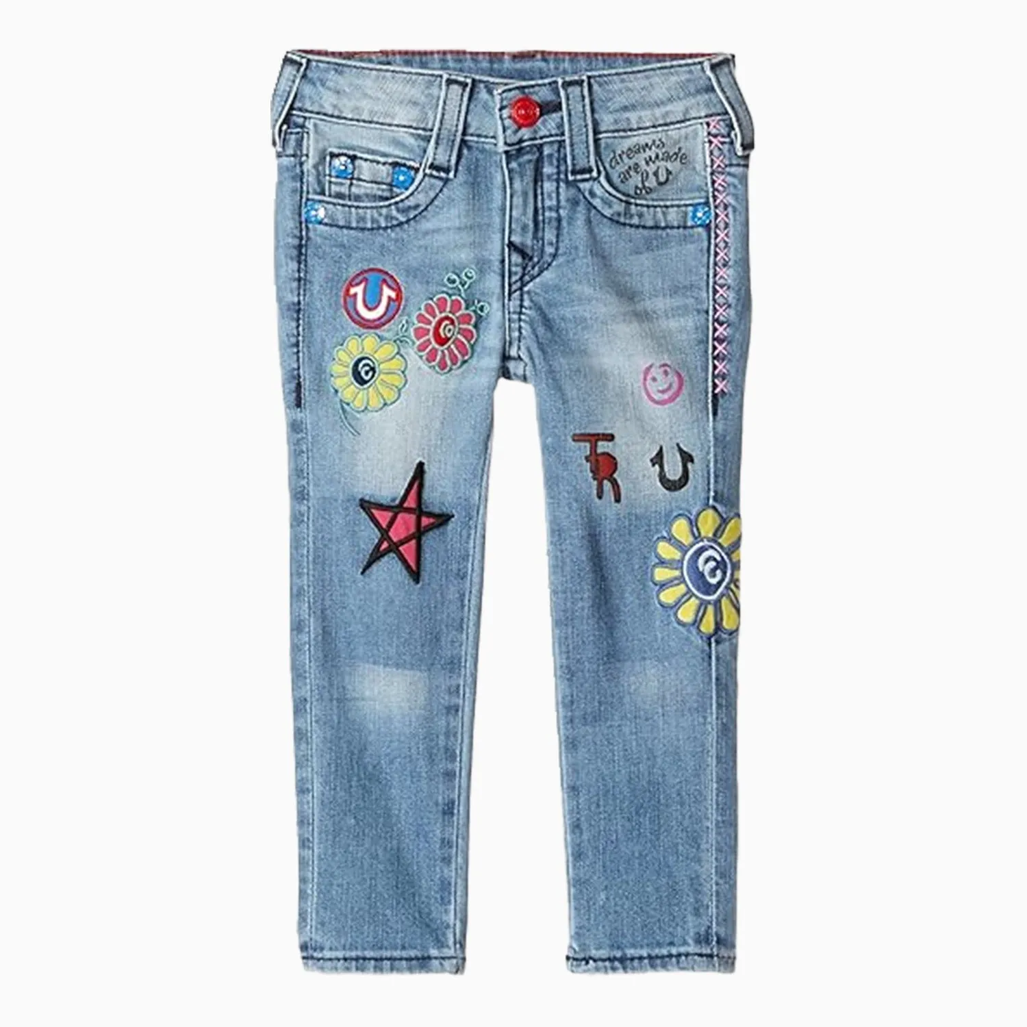 Kid's Casey Patched Jean Pant