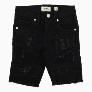 Kid's Little Motocross Denim Jeans Shorts