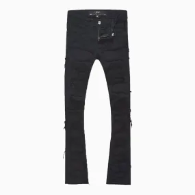 Kid's Stacked Shreds Skinny Denim Pant