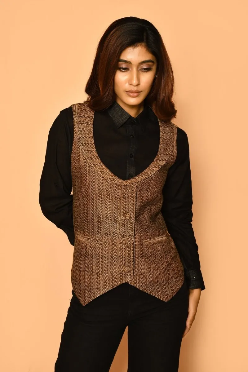 Kyra Handloom Womens Cotton Jacket