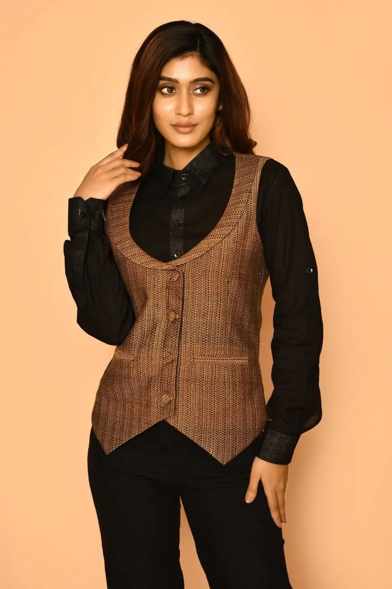 Kyra Handloom Womens Cotton Jacket