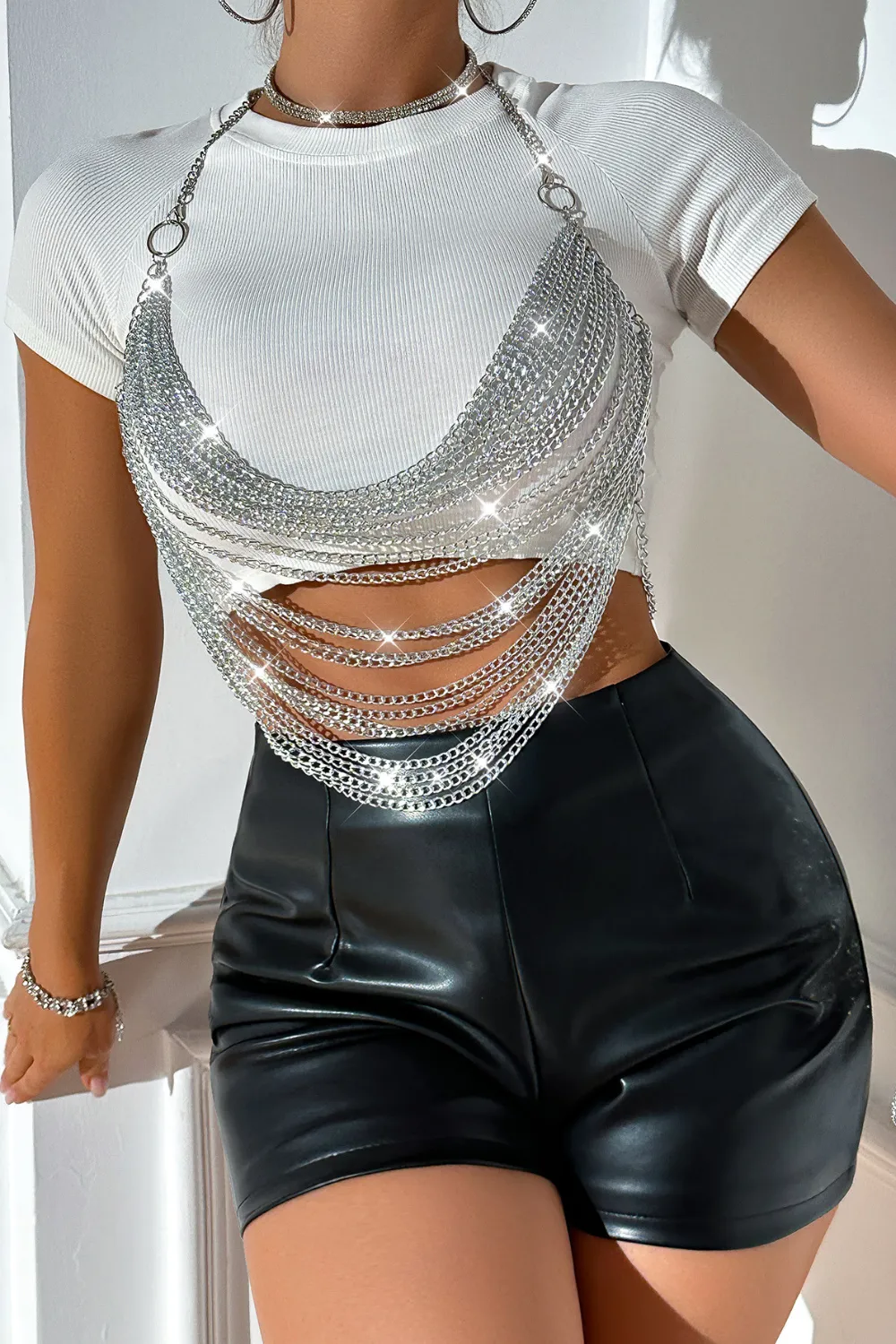 Layered Body Chain Top