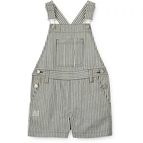 Liewood Y/D Stripe Whale Blue/Creme De La Creme Venedict Stripe Overall