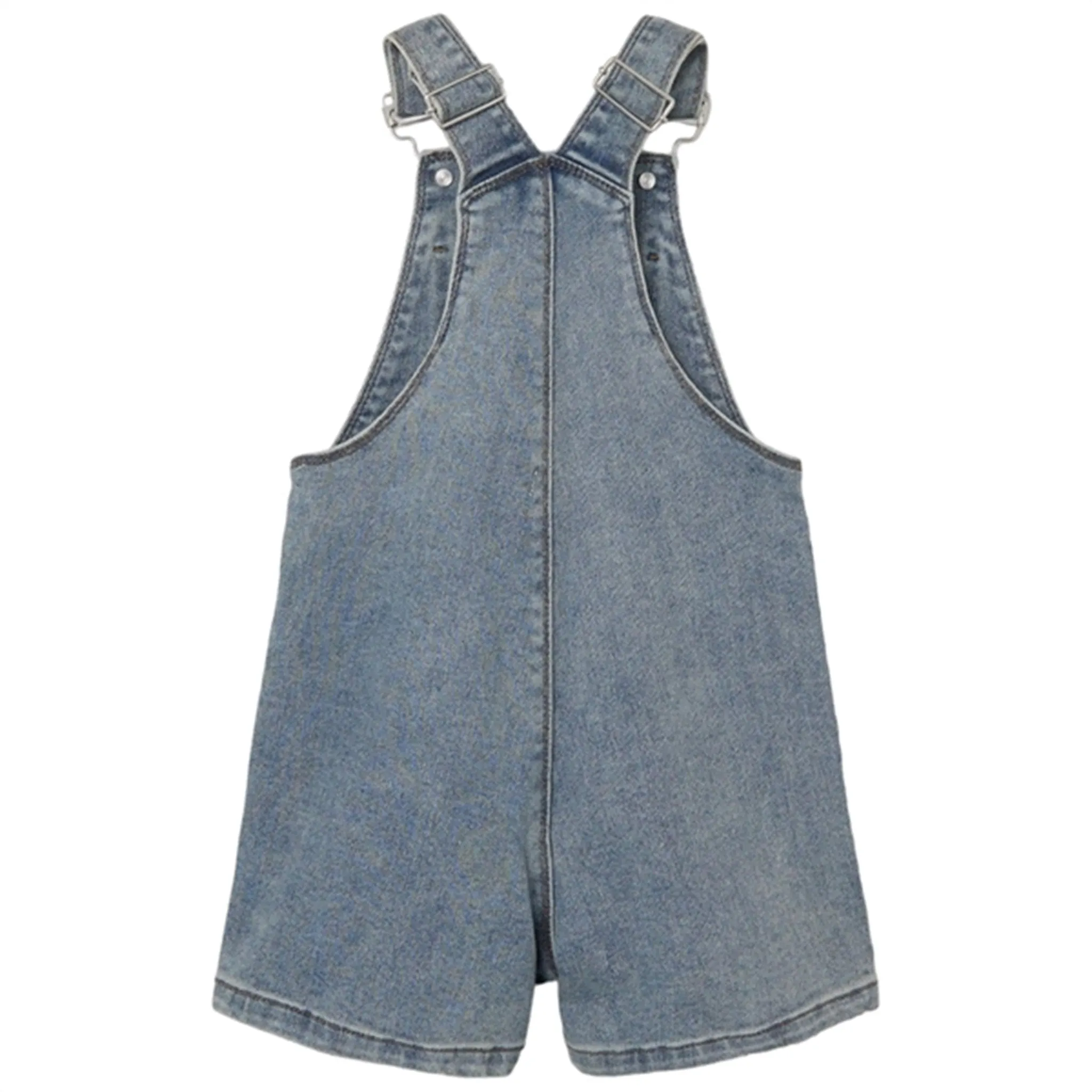 Lil'Atelier Light Blue Denim Kim Loose Denim Overall Shorts