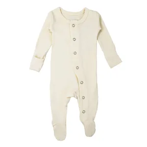 L'ovedbaby Organic Gl'oved Footed Overall - Buttercream