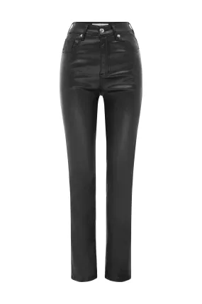 Lucia Metallic Black Jeans