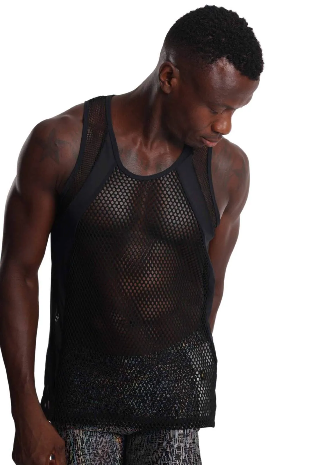 Mens Mesh Tank Top