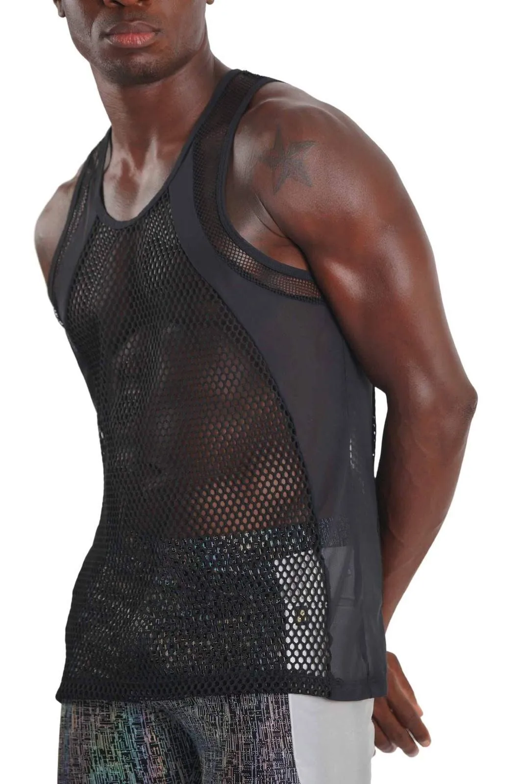 Mens Mesh Tank Top