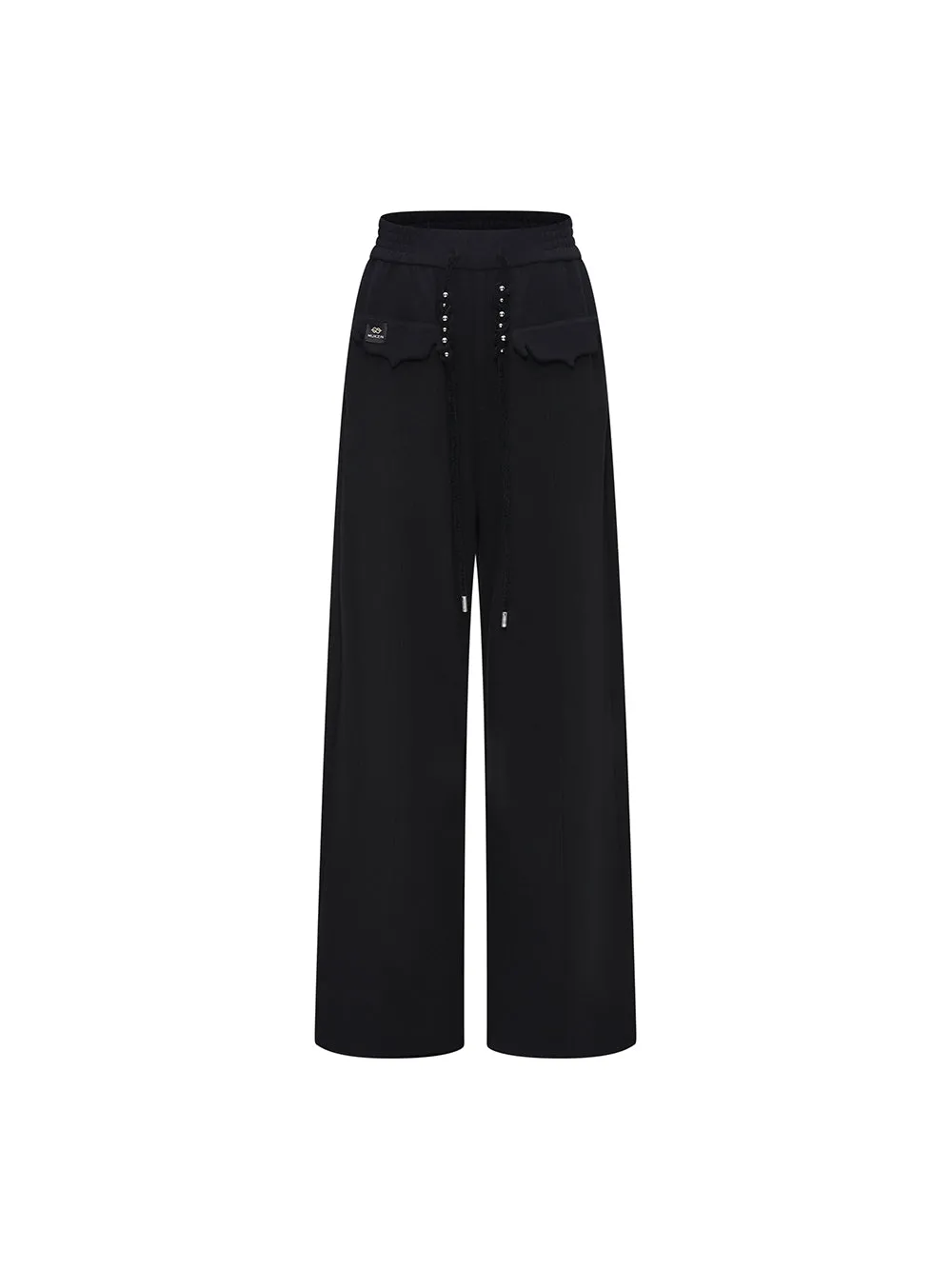 MUKZIN Linglong "Moon God" New Chinese-style Knit Straight Trousers