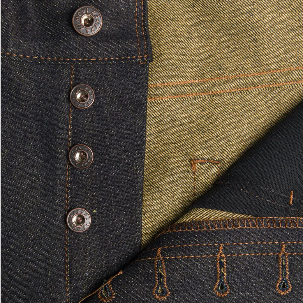 Naked & Famous Easy Guy Turmeric Selvedge