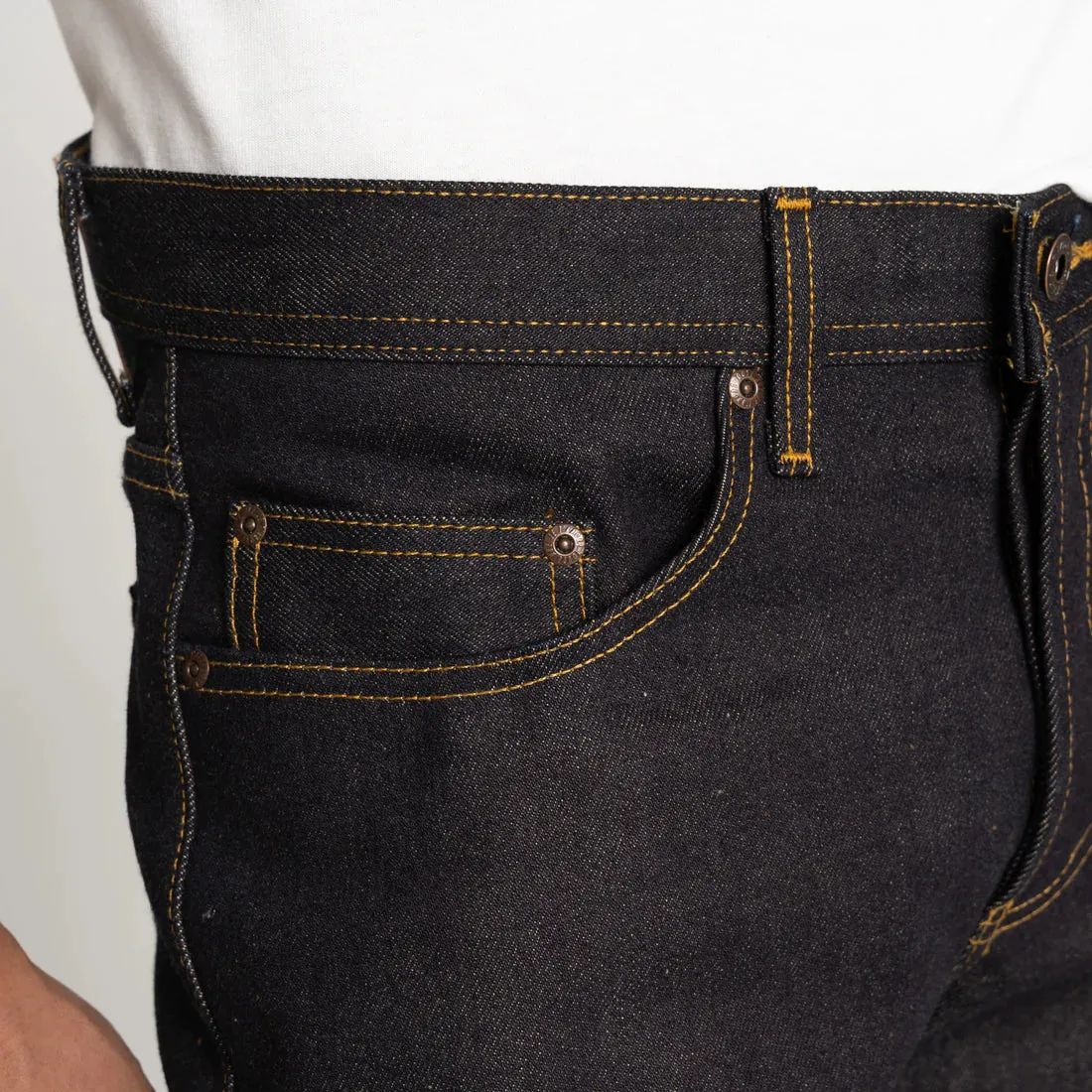 Naked & Famous - Weird Guy - All Natural Foxfibre® Selvedge in Indigo