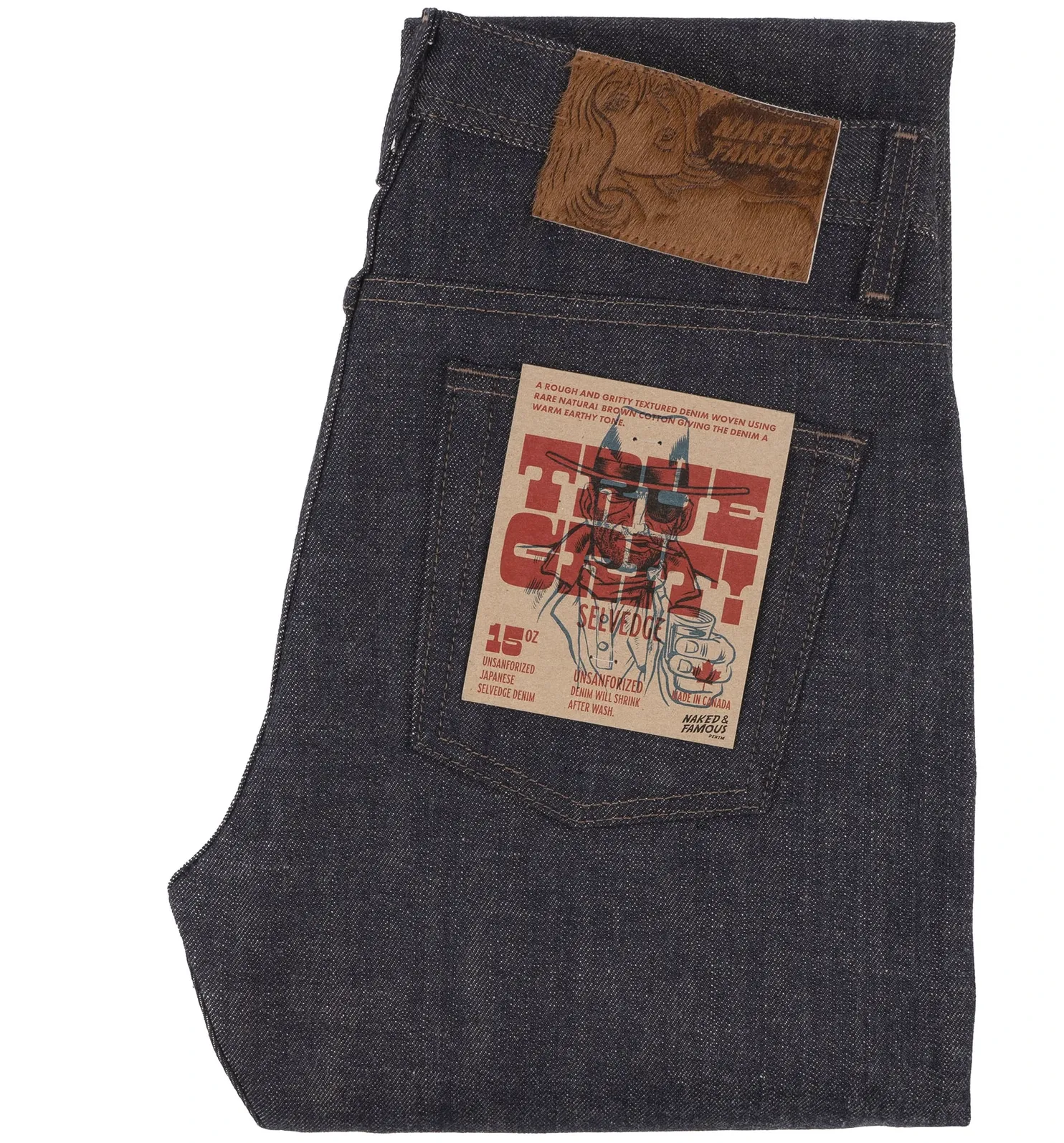 Naked & Famous Weird Guy True Grit Selvedge