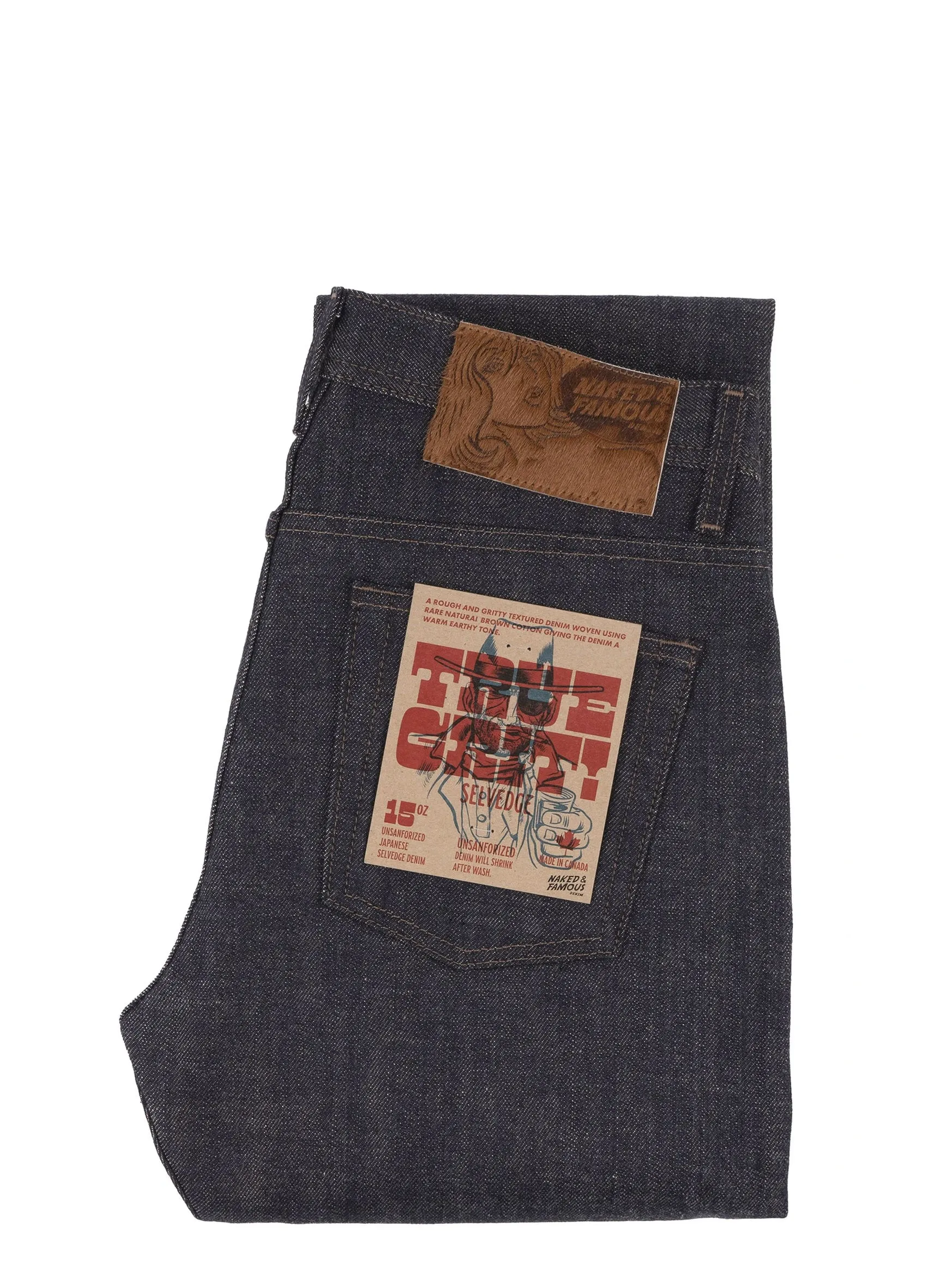 Naked & Famous Weird Guy True Grit Selvedge