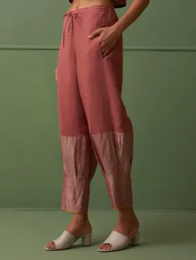 Nama Border Linen Pants - Terra