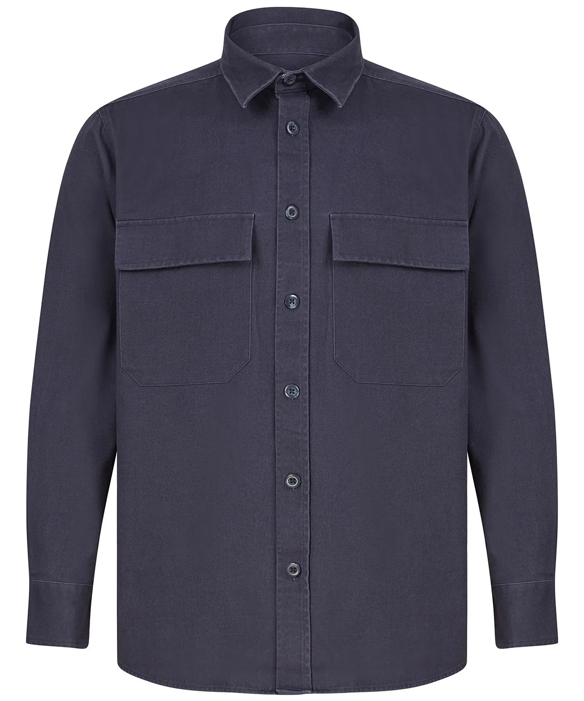 Navy - Drill overshirt