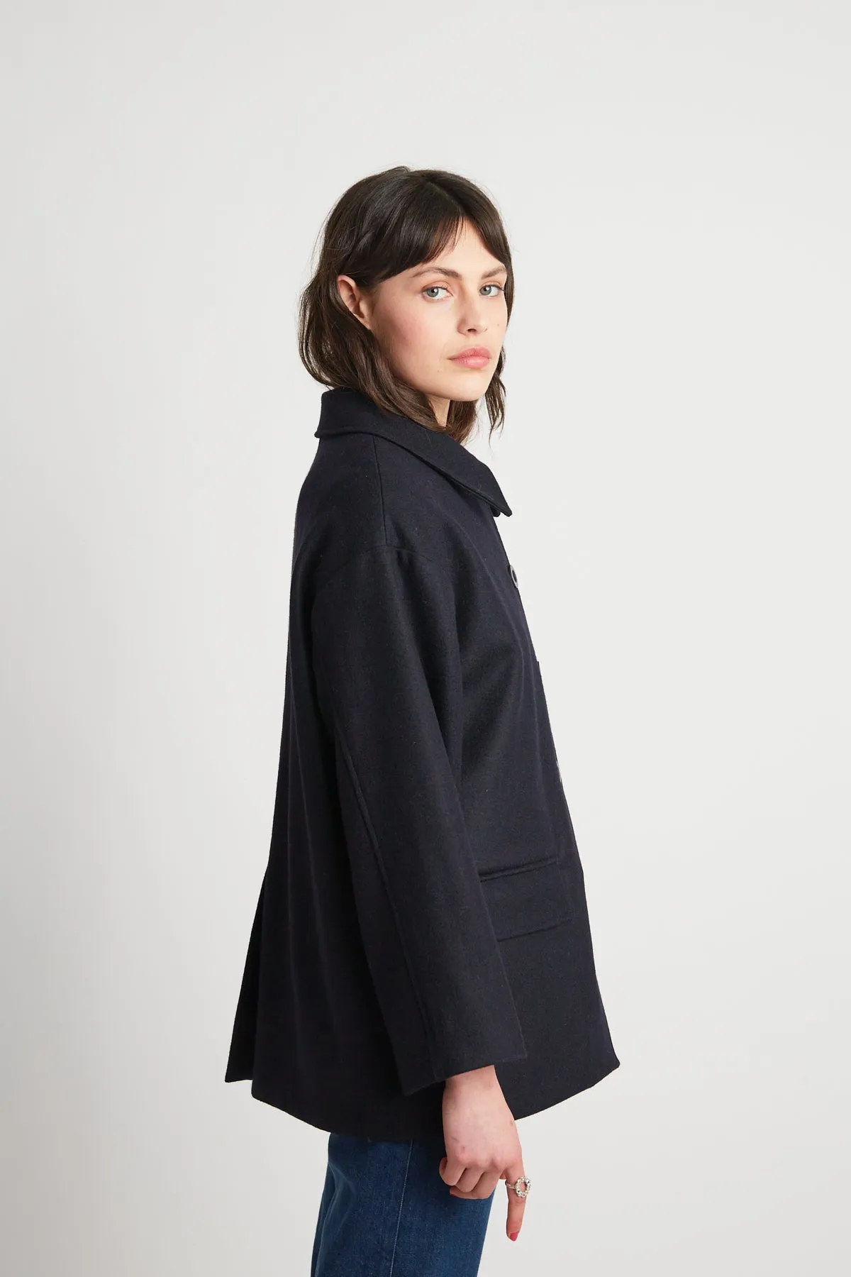 Neptune Coat - Navy