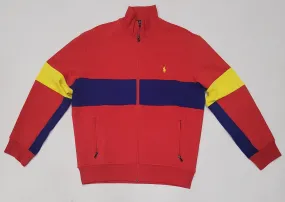 Nwt Polo Ralph Lauren Faded Red/Royal Track Jacket