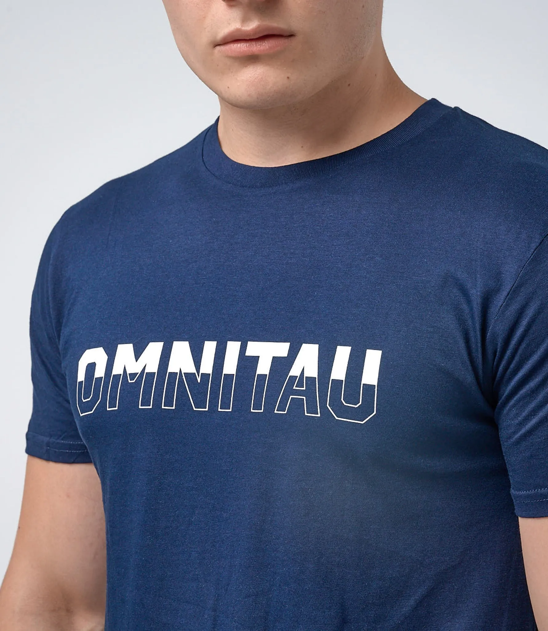 Omnitau Men's Drive Organic Cotton Balance Crew Neck T-Shirt - French Navy