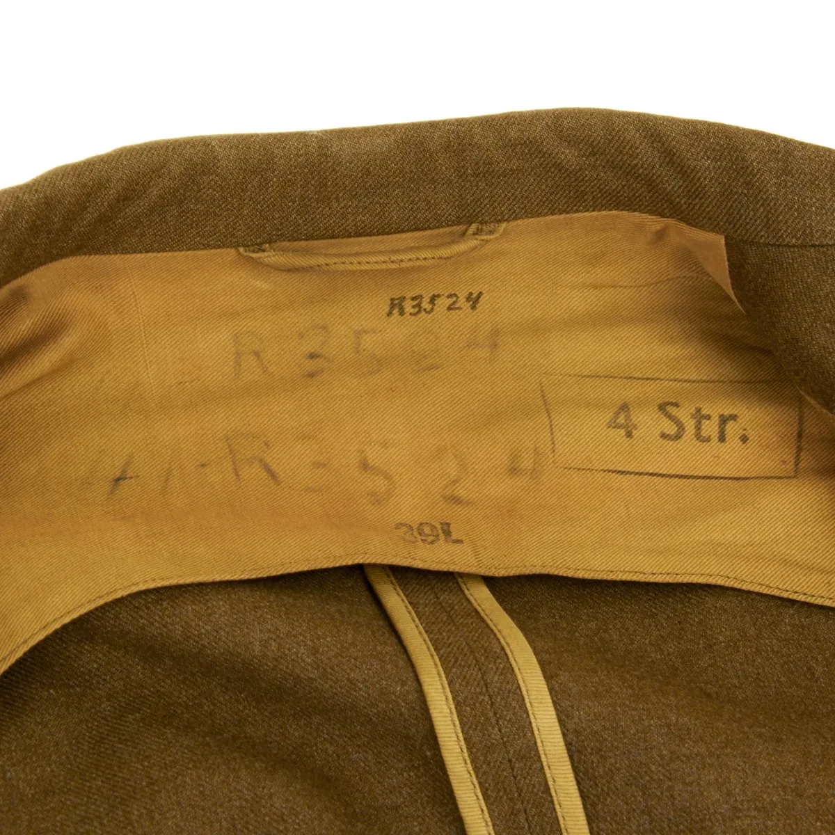 Original U.S. WWII 750th Railway Operating Battalion Ike Jacket with Distinctive Unit Insignia