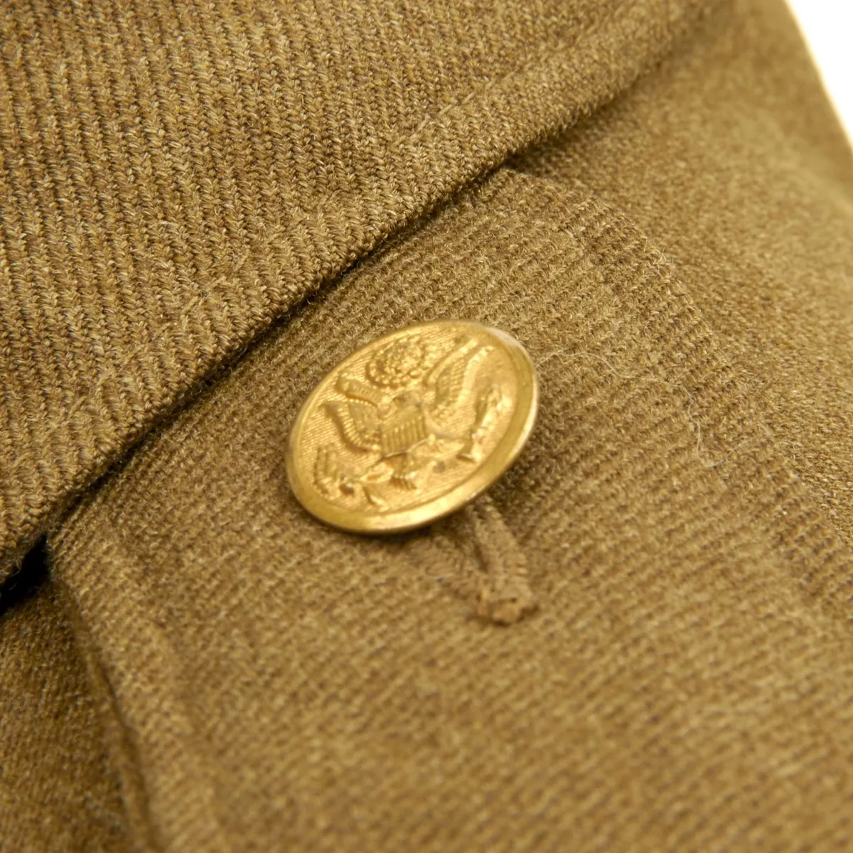 Original U.S. WWII 750th Railway Operating Battalion Ike Jacket with Distinctive Unit Insignia