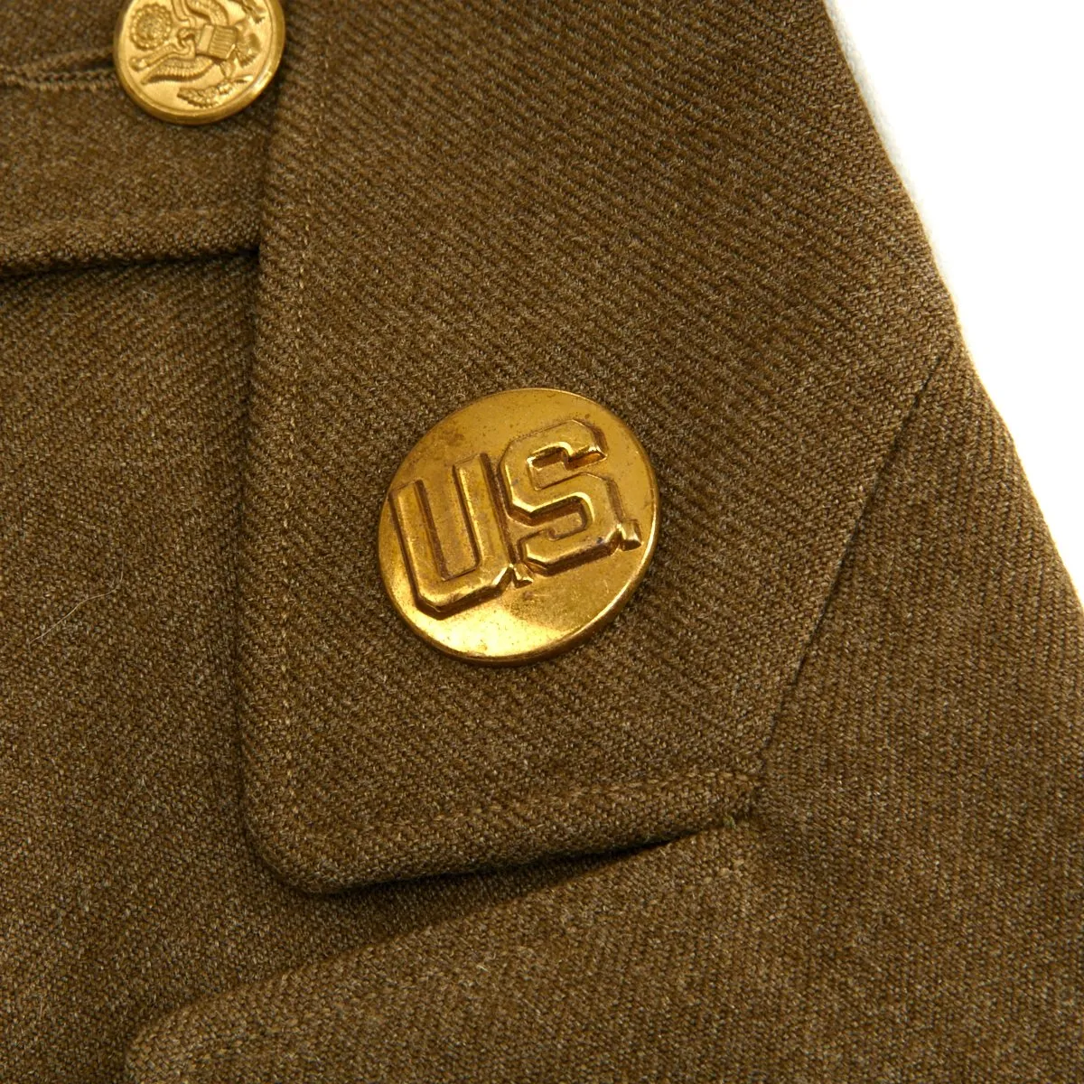 Original U.S. WWII D-Day Pointe Du Hoc 2nd Ranger Battalion Named Uniform Grouping